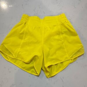 Lululemon Athletica Vibrant Yellow Athletic Shorts